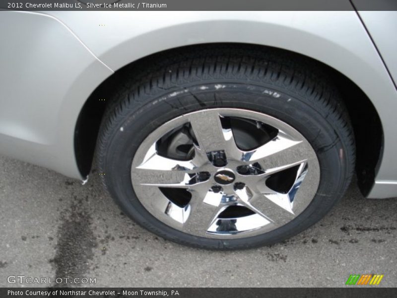 Silver Ice Metallic / Titanium 2012 Chevrolet Malibu LS