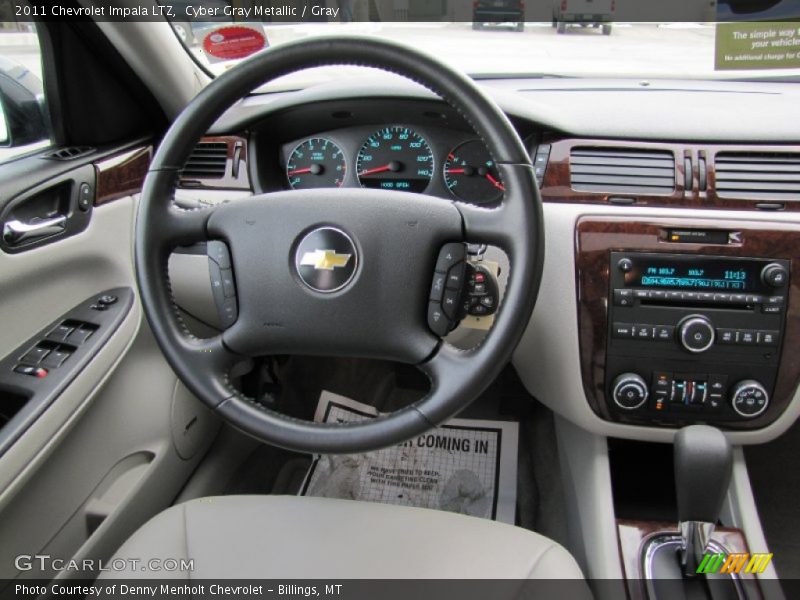 Cyber Gray Metallic / Gray 2011 Chevrolet Impala LTZ