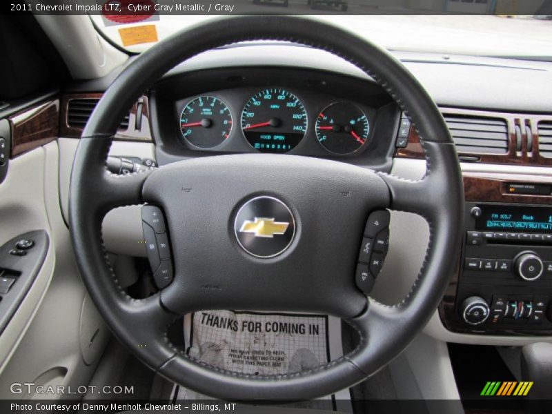 Cyber Gray Metallic / Gray 2011 Chevrolet Impala LTZ