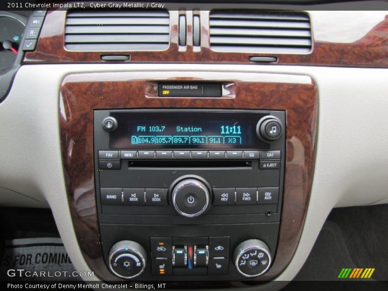 Cyber Gray Metallic / Gray 2011 Chevrolet Impala LTZ