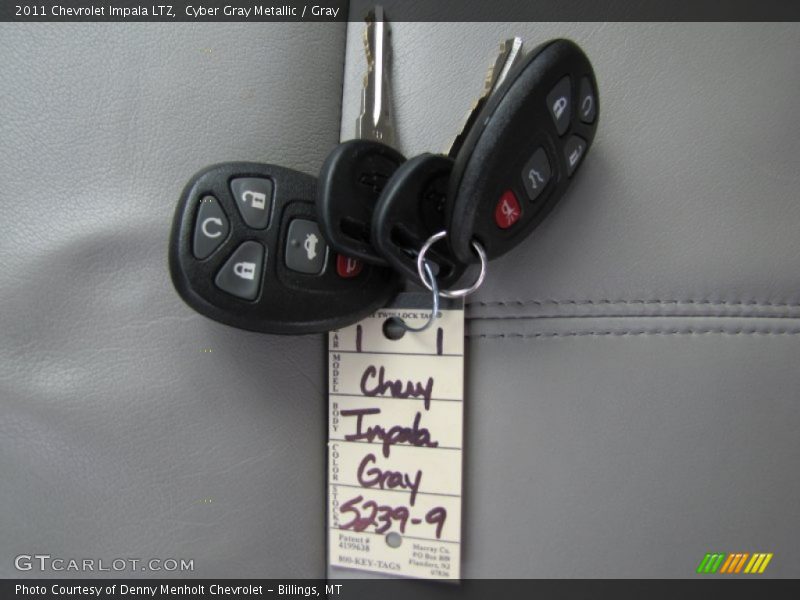 Cyber Gray Metallic / Gray 2011 Chevrolet Impala LTZ