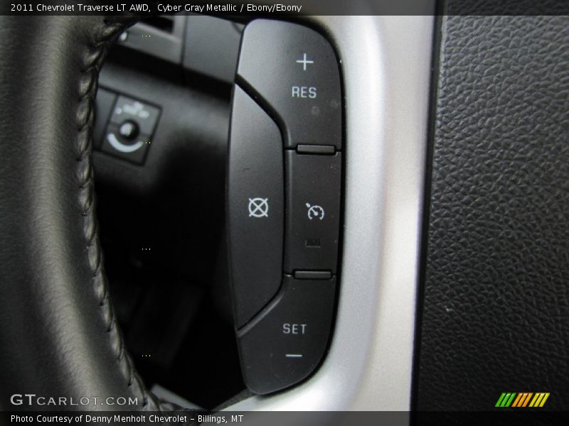 Cyber Gray Metallic / Ebony/Ebony 2011 Chevrolet Traverse LT AWD