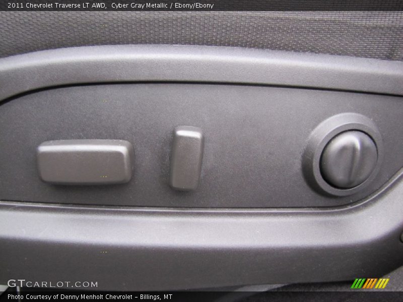 Cyber Gray Metallic / Ebony/Ebony 2011 Chevrolet Traverse LT AWD