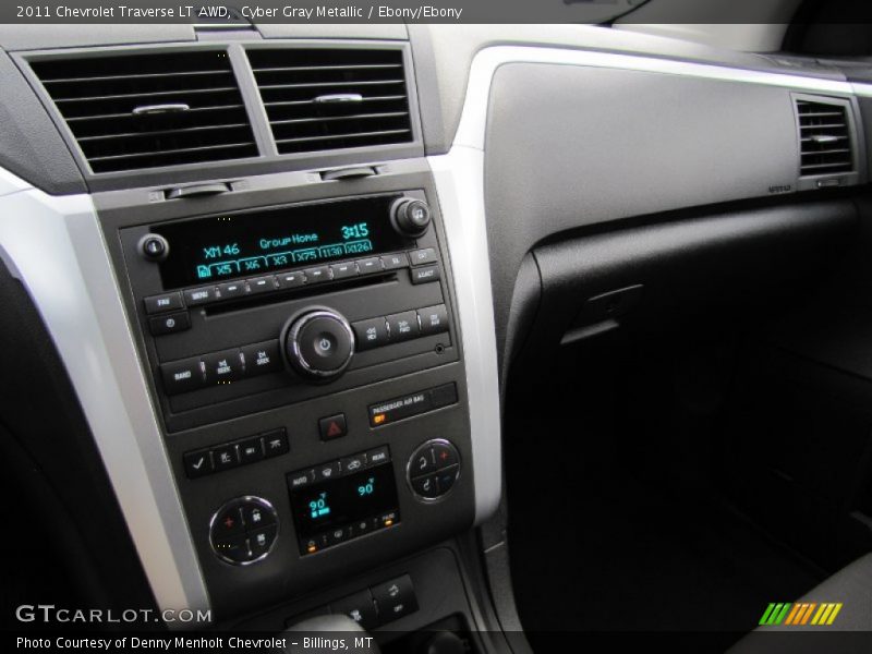 Cyber Gray Metallic / Ebony/Ebony 2011 Chevrolet Traverse LT AWD