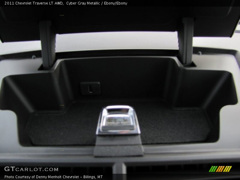Cyber Gray Metallic / Ebony/Ebony 2011 Chevrolet Traverse LT AWD