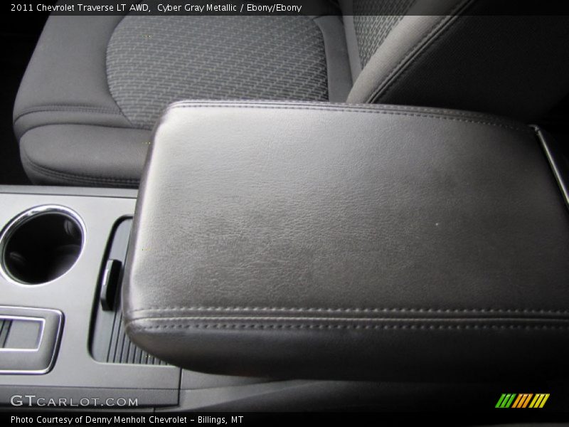 Cyber Gray Metallic / Ebony/Ebony 2011 Chevrolet Traverse LT AWD