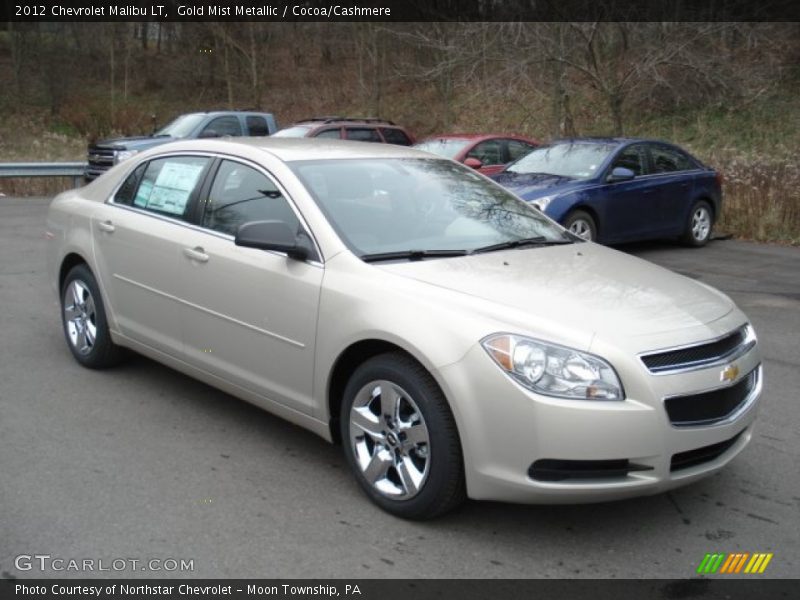 Gold Mist Metallic / Cocoa/Cashmere 2012 Chevrolet Malibu LT