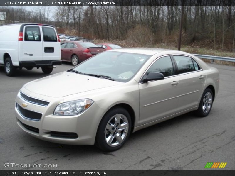 Gold Mist Metallic / Cocoa/Cashmere 2012 Chevrolet Malibu LT