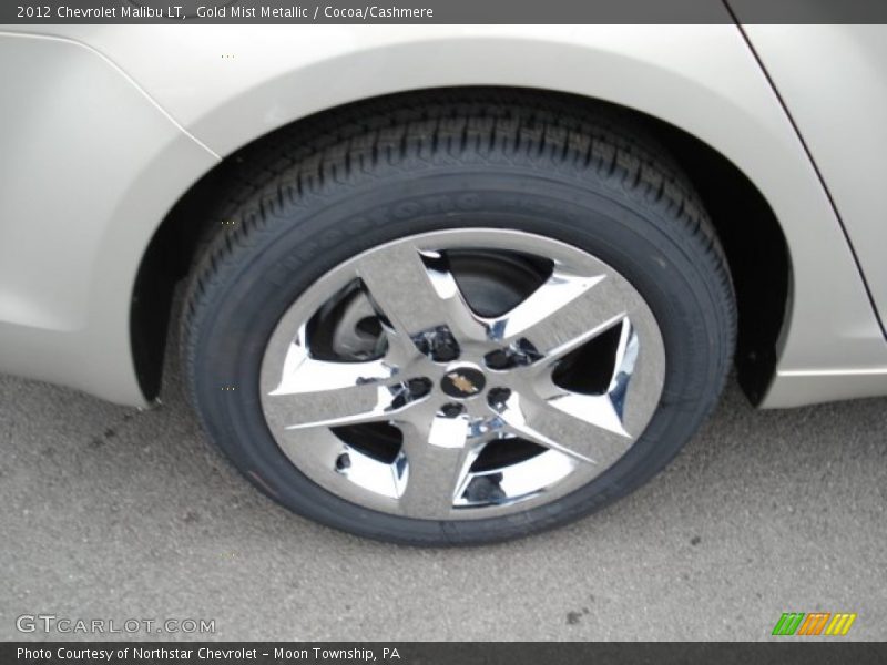 Gold Mist Metallic / Cocoa/Cashmere 2012 Chevrolet Malibu LT