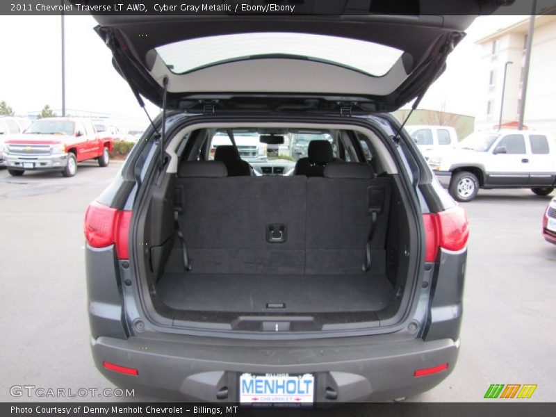 Cyber Gray Metallic / Ebony/Ebony 2011 Chevrolet Traverse LT AWD