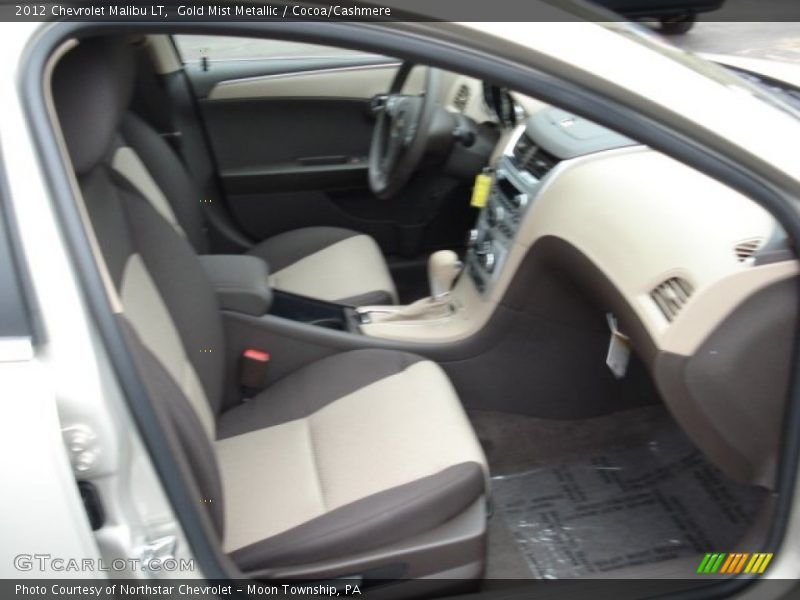 Gold Mist Metallic / Cocoa/Cashmere 2012 Chevrolet Malibu LT