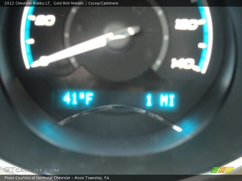 Gold Mist Metallic / Cocoa/Cashmere 2012 Chevrolet Malibu LT