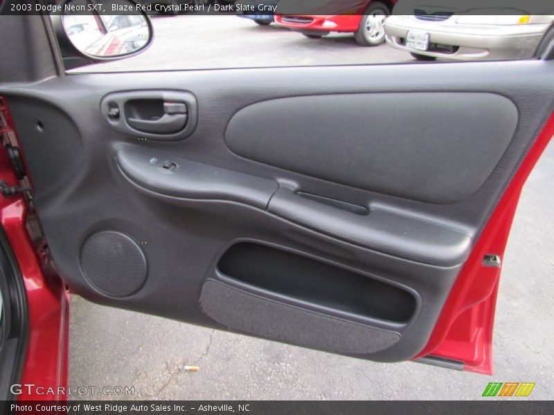 Blaze Red Crystal Pearl / Dark Slate Gray 2003 Dodge Neon SXT