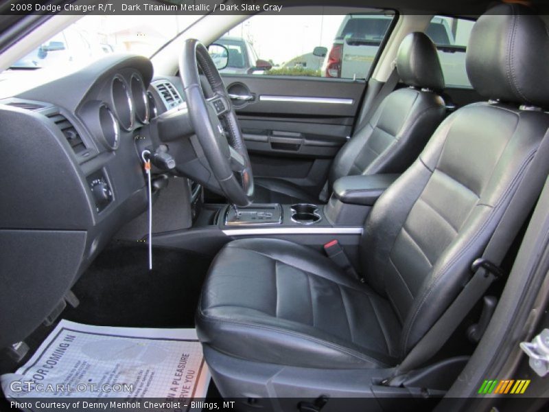 Dark Titanium Metallic / Dark Slate Gray 2008 Dodge Charger R/T