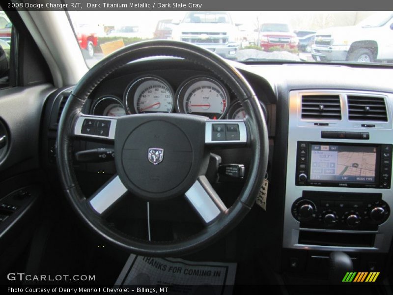 Dark Titanium Metallic / Dark Slate Gray 2008 Dodge Charger R/T