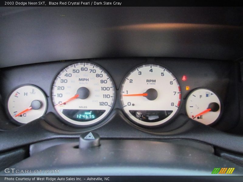 Blaze Red Crystal Pearl / Dark Slate Gray 2003 Dodge Neon SXT