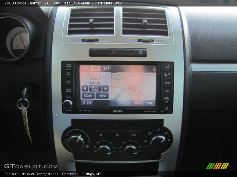 Dark Titanium Metallic / Dark Slate Gray 2008 Dodge Charger R/T