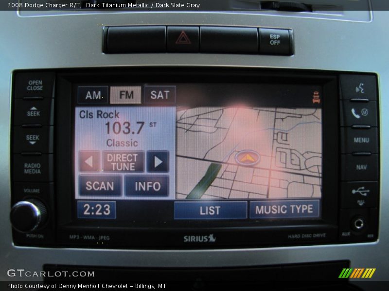 Dark Titanium Metallic / Dark Slate Gray 2008 Dodge Charger R/T