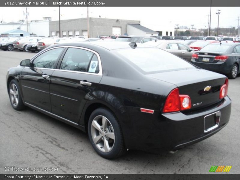 Black Granite Metallic / Ebony 2012 Chevrolet Malibu LT