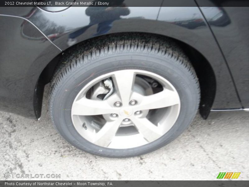 Black Granite Metallic / Ebony 2012 Chevrolet Malibu LT