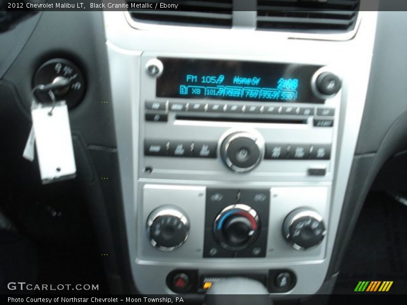Black Granite Metallic / Ebony 2012 Chevrolet Malibu LT