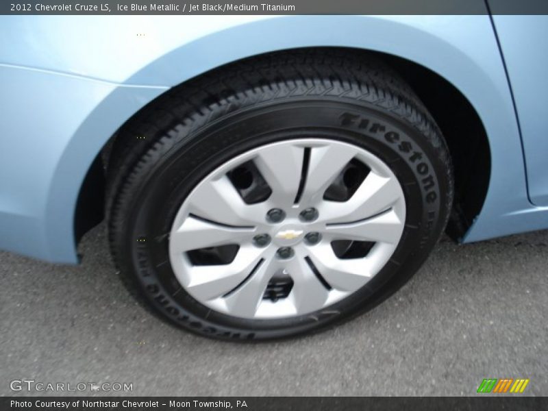 Ice Blue Metallic / Jet Black/Medium Titanium 2012 Chevrolet Cruze LS