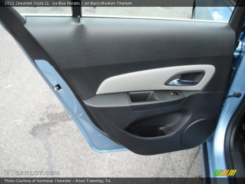 Ice Blue Metallic / Jet Black/Medium Titanium 2012 Chevrolet Cruze LS
