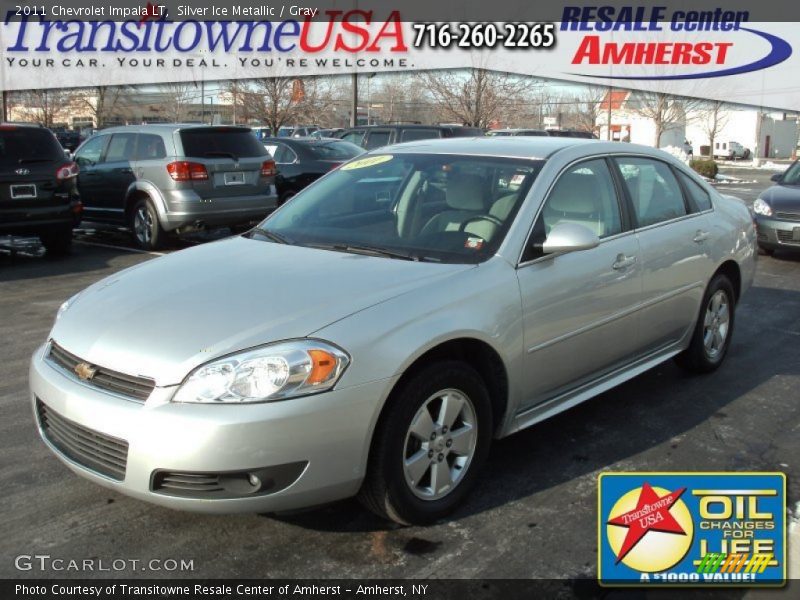 Silver Ice Metallic / Gray 2011 Chevrolet Impala LT