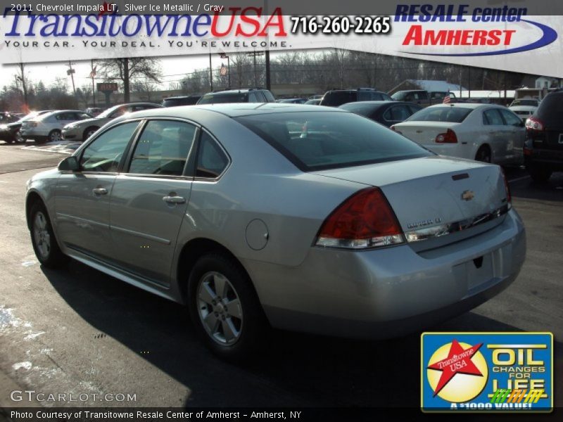 Silver Ice Metallic / Gray 2011 Chevrolet Impala LT