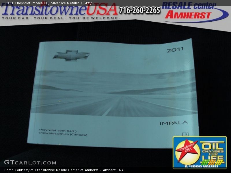 Silver Ice Metallic / Gray 2011 Chevrolet Impala LT