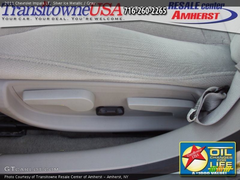 Silver Ice Metallic / Gray 2011 Chevrolet Impala LT