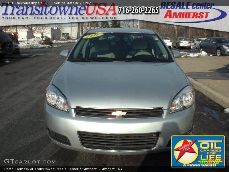 Silver Ice Metallic / Gray 2011 Chevrolet Impala LT