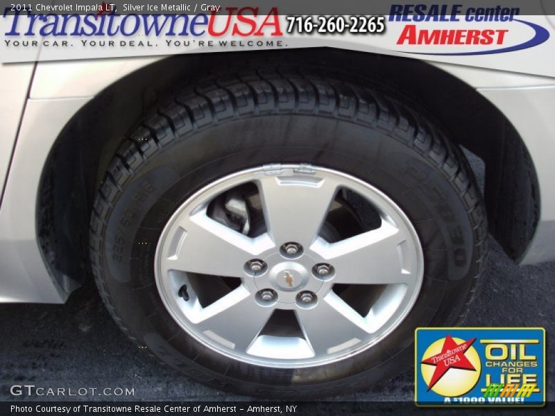 Silver Ice Metallic / Gray 2011 Chevrolet Impala LT