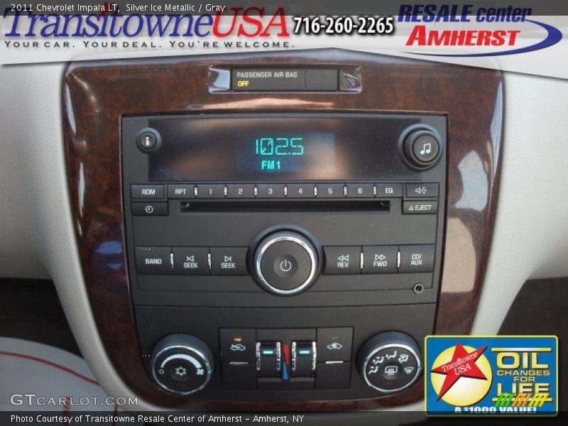 Silver Ice Metallic / Gray 2011 Chevrolet Impala LT