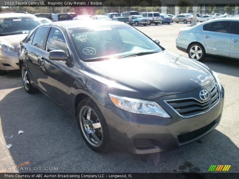 Magnetic Gray Metallic / Bisque 2010 Toyota Camry LE