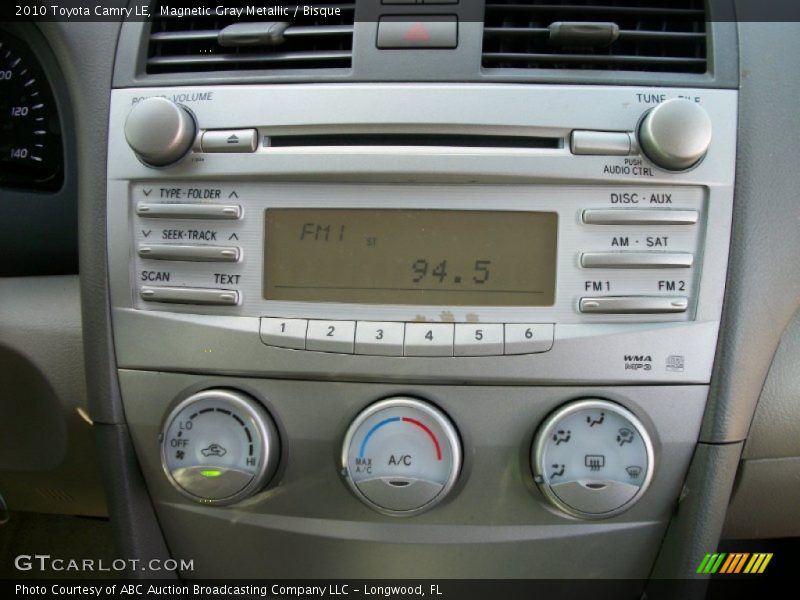 Magnetic Gray Metallic / Bisque 2010 Toyota Camry LE