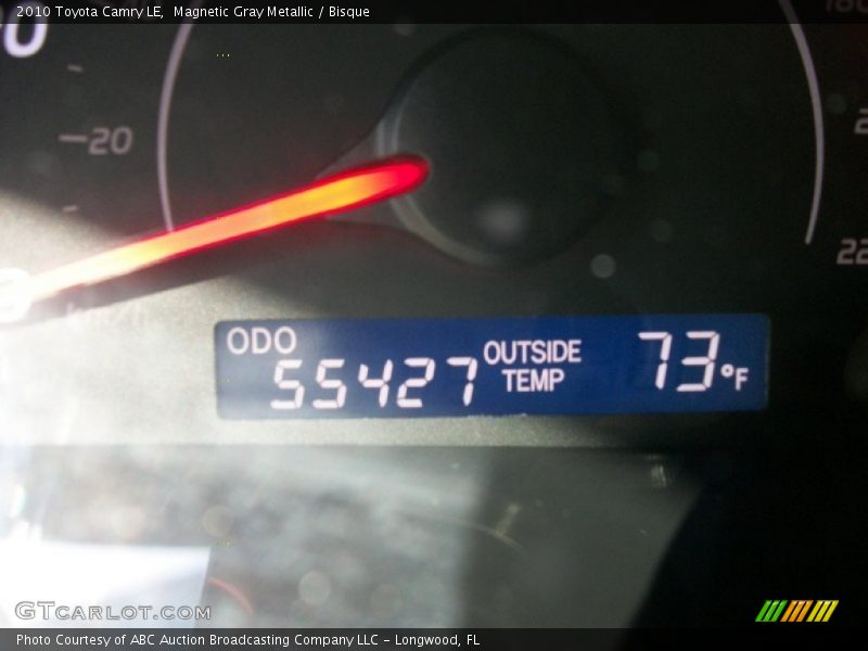 Magnetic Gray Metallic / Bisque 2010 Toyota Camry LE
