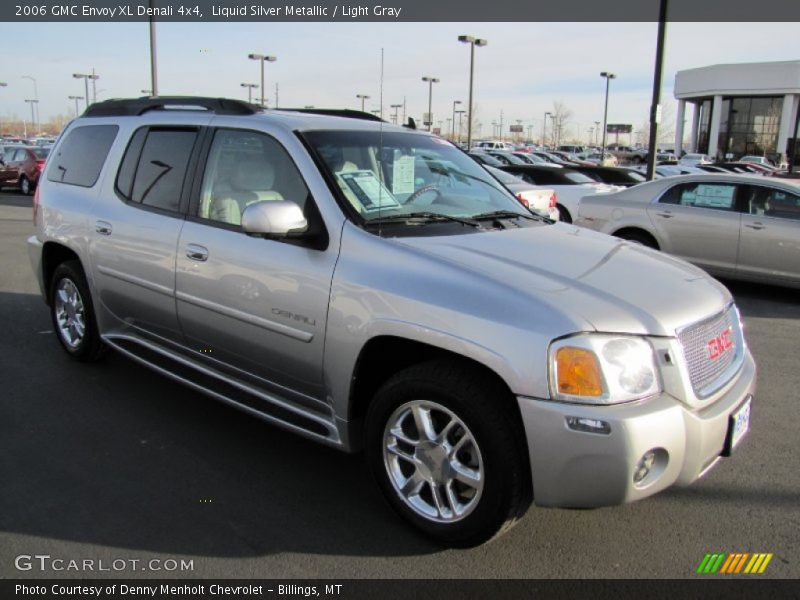 Liquid Silver Metallic / Light Gray 2006 GMC Envoy XL Denali 4x4