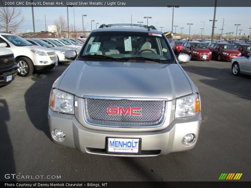 Liquid Silver Metallic / Light Gray 2006 GMC Envoy XL Denali 4x4