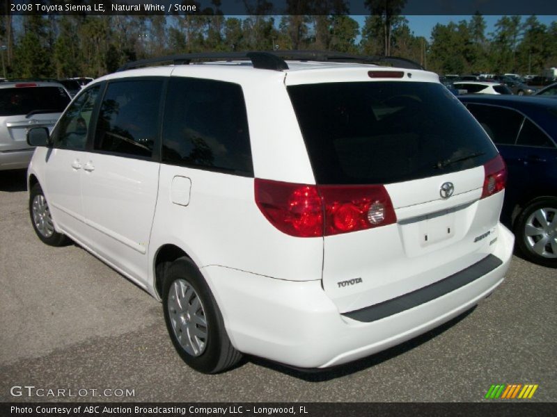 Natural White / Stone 2008 Toyota Sienna LE