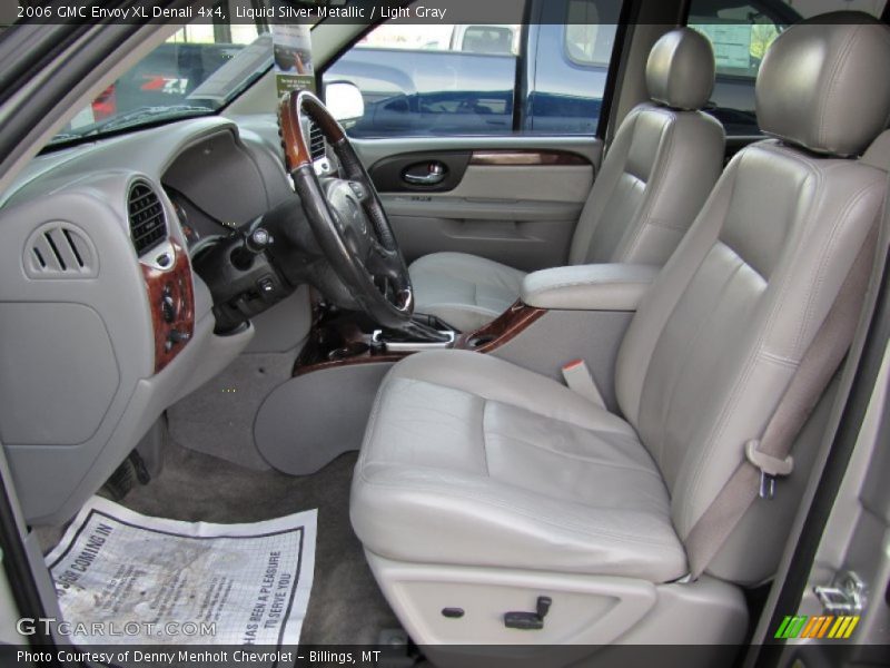 Liquid Silver Metallic / Light Gray 2006 GMC Envoy XL Denali 4x4