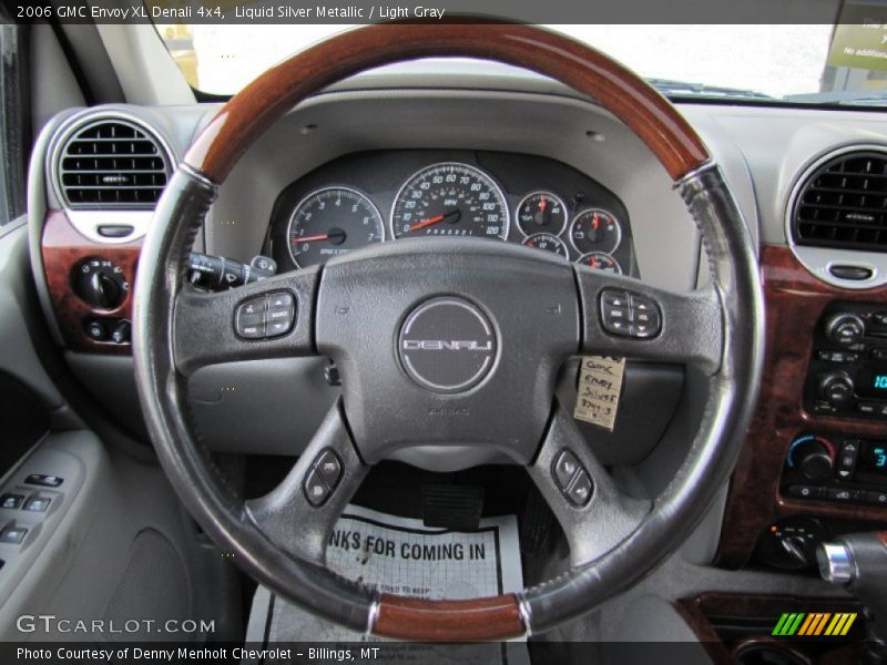Liquid Silver Metallic / Light Gray 2006 GMC Envoy XL Denali 4x4