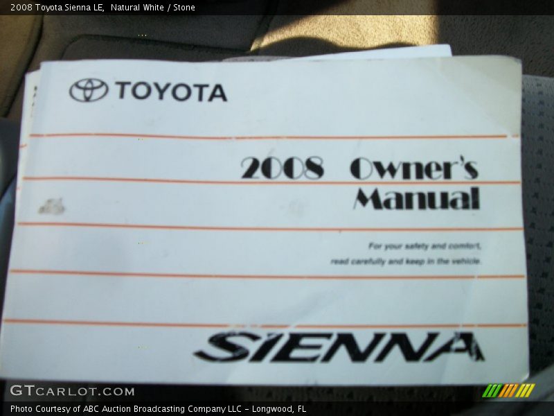 Natural White / Stone 2008 Toyota Sienna LE