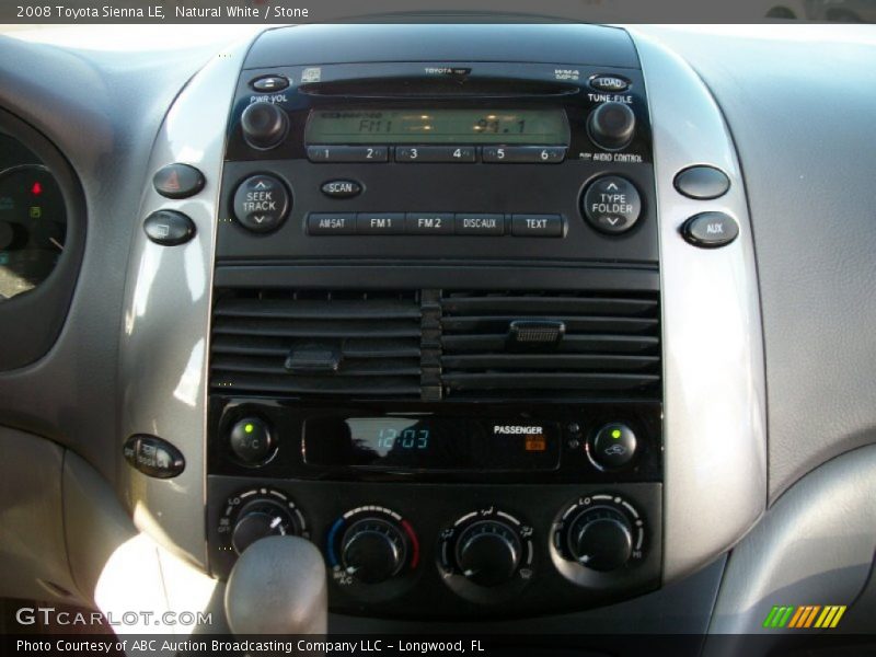 Natural White / Stone 2008 Toyota Sienna LE