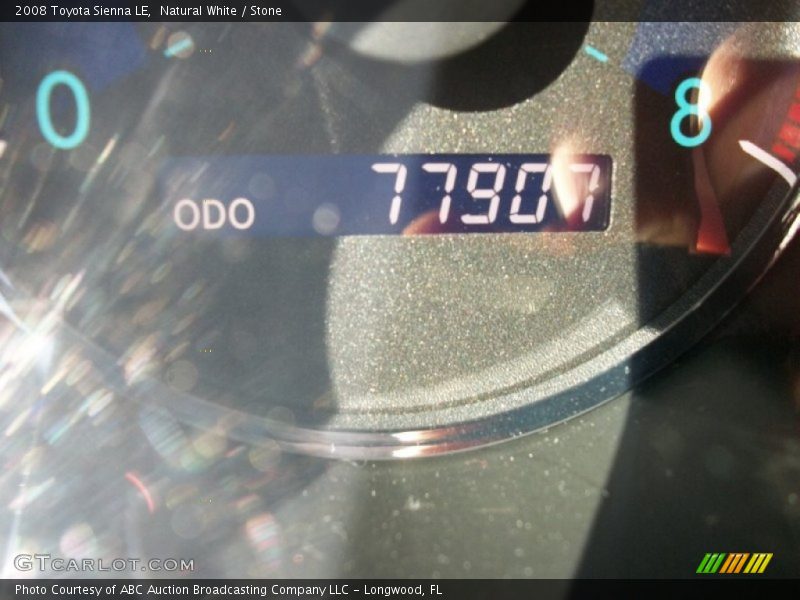 Natural White / Stone 2008 Toyota Sienna LE