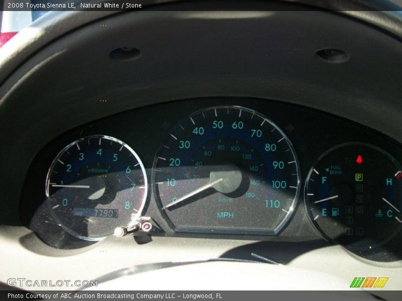 Natural White / Stone 2008 Toyota Sienna LE