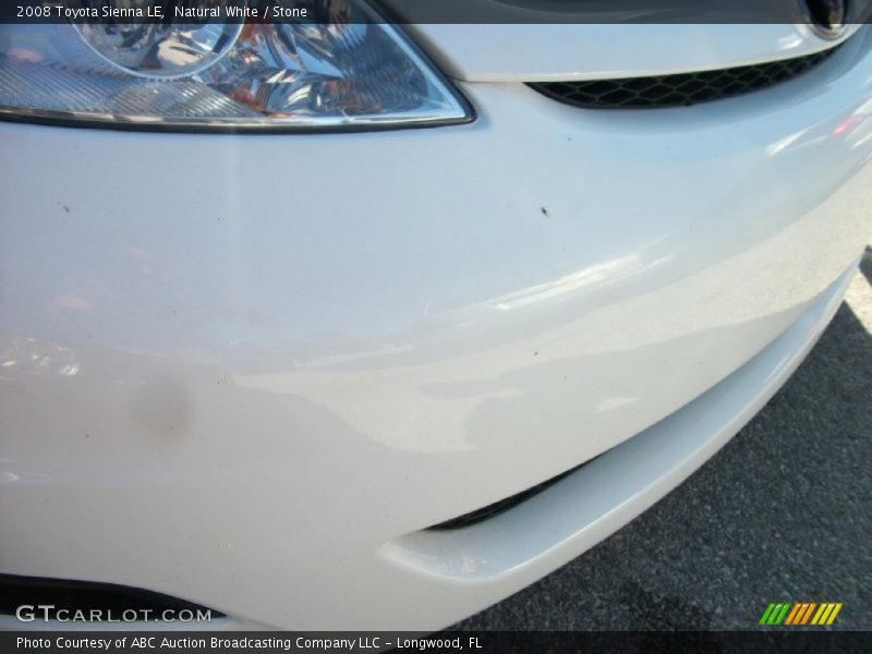 Natural White / Stone 2008 Toyota Sienna LE
