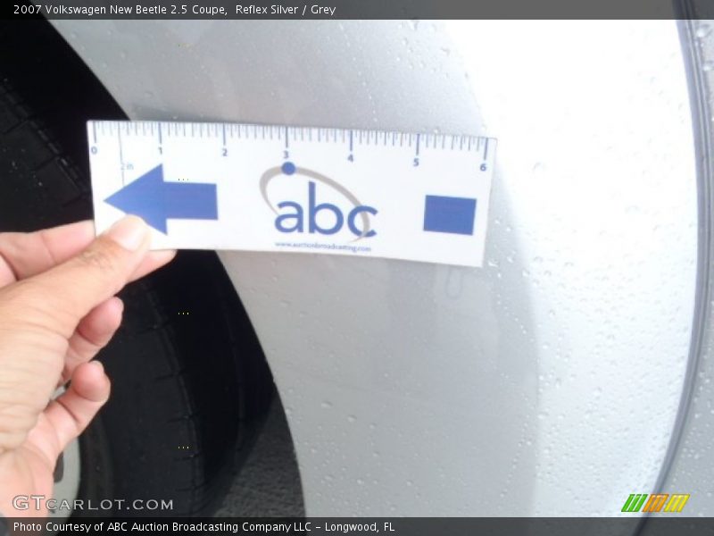 Reflex Silver / Grey 2007 Volkswagen New Beetle 2.5 Coupe