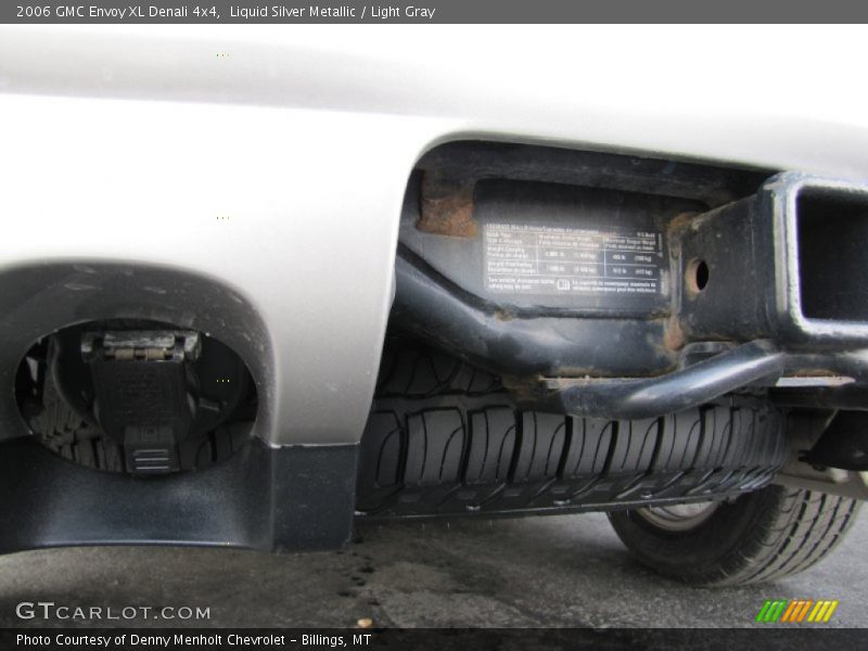 Liquid Silver Metallic / Light Gray 2006 GMC Envoy XL Denali 4x4