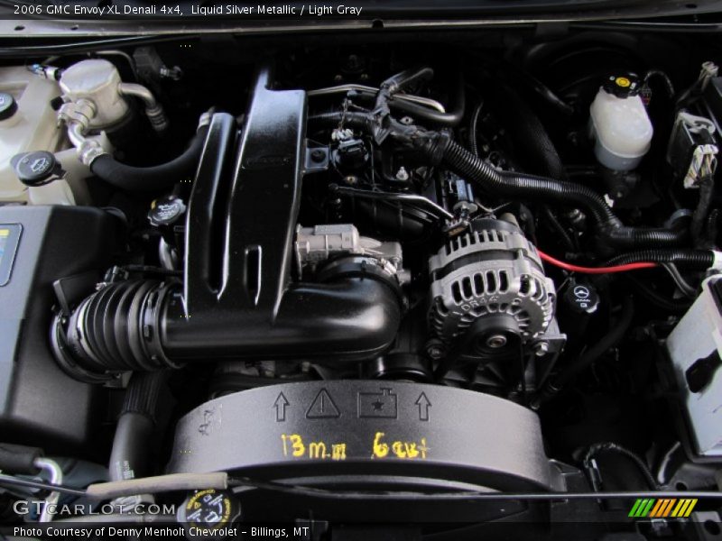 Liquid Silver Metallic / Light Gray 2006 GMC Envoy XL Denali 4x4